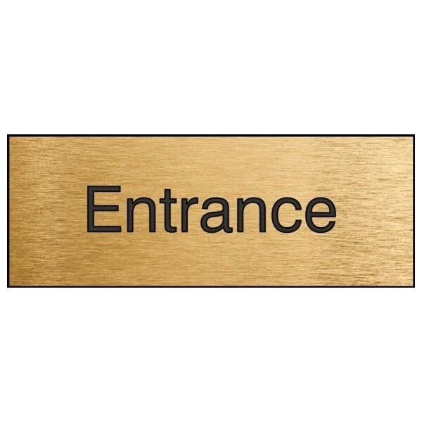 Accuform 8 in W x 3 in H, Engraved Plastic PSG808BA - main